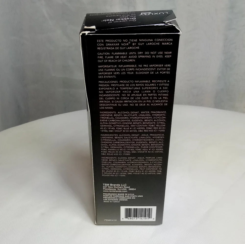 Our Version of Drakkor Noir Luxury Spray Cologne Spray 2.5floz 75ml